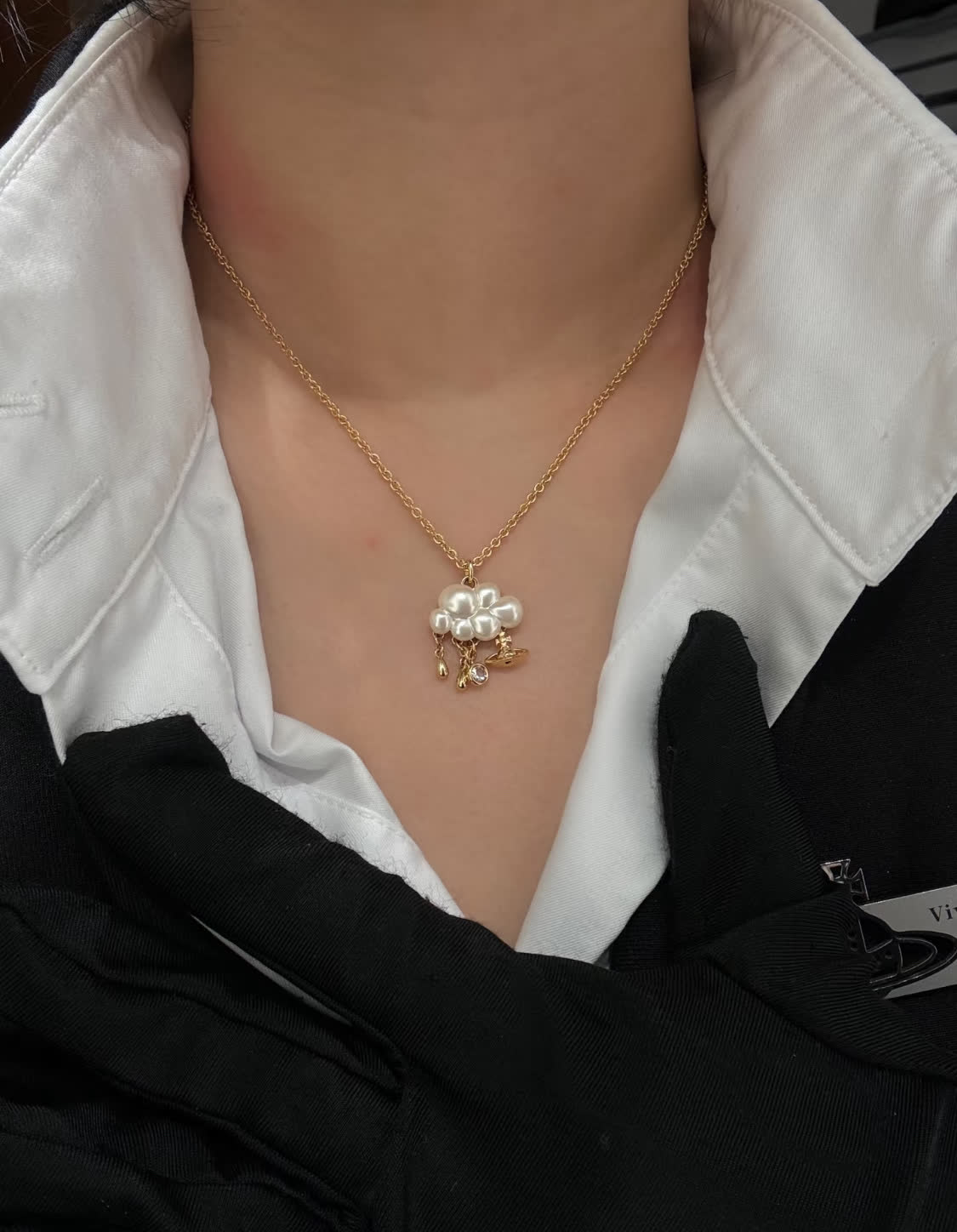 Vivienne Westwood Cloud Pearl Necklace